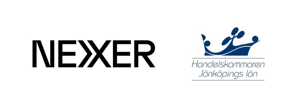 Logotyp Nexer och Handelskammaren Jönköpings län.