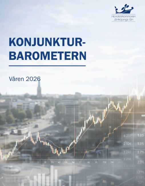 En av handelskammarens rapporter, Konjukturbarometern för våren 2026