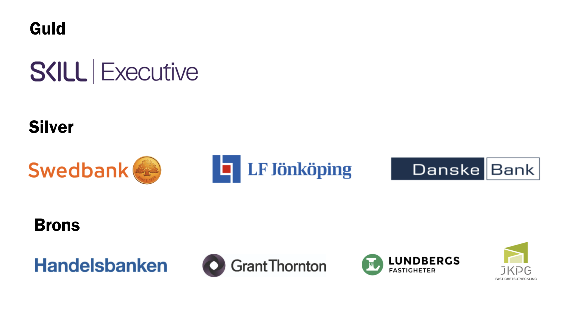 Logotyper för partners 100-listan