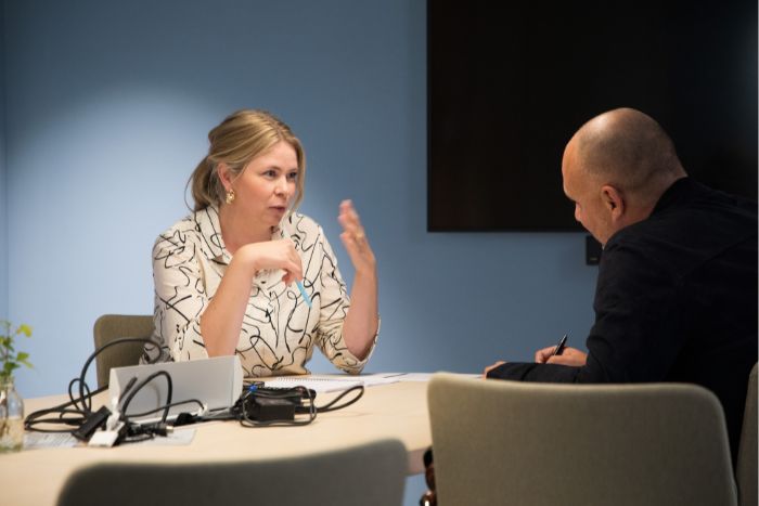 Tova Hillevärn och Miki Tabakovic deltog i mentorsprogrammet 2025/26.